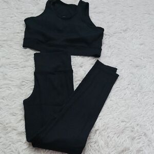 Black Women's Activewear Set